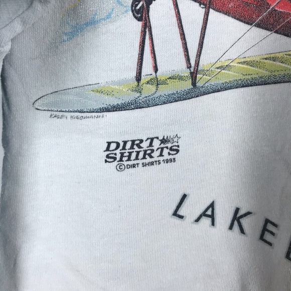 Vintage 1993 Sun Fun Florida Plane T-Shirt - Picture 5 of 8